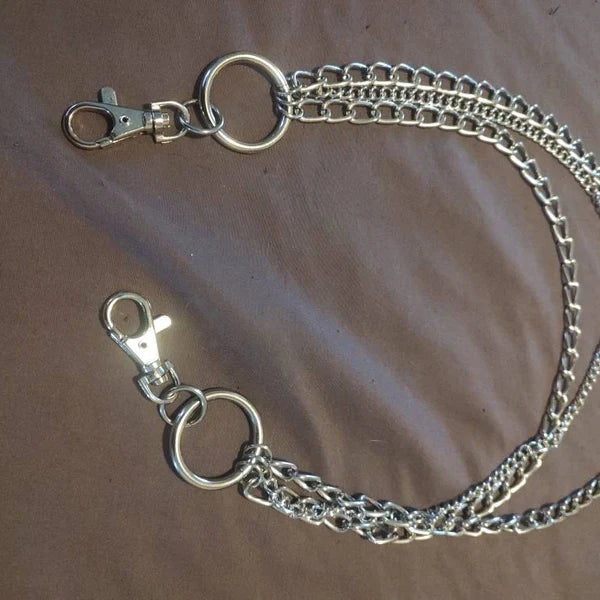 3 Layer O Ring Wallet Chain