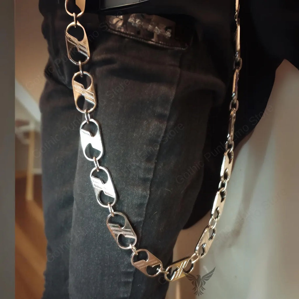 Stainless Steel Bottle Cap Wallet Chain