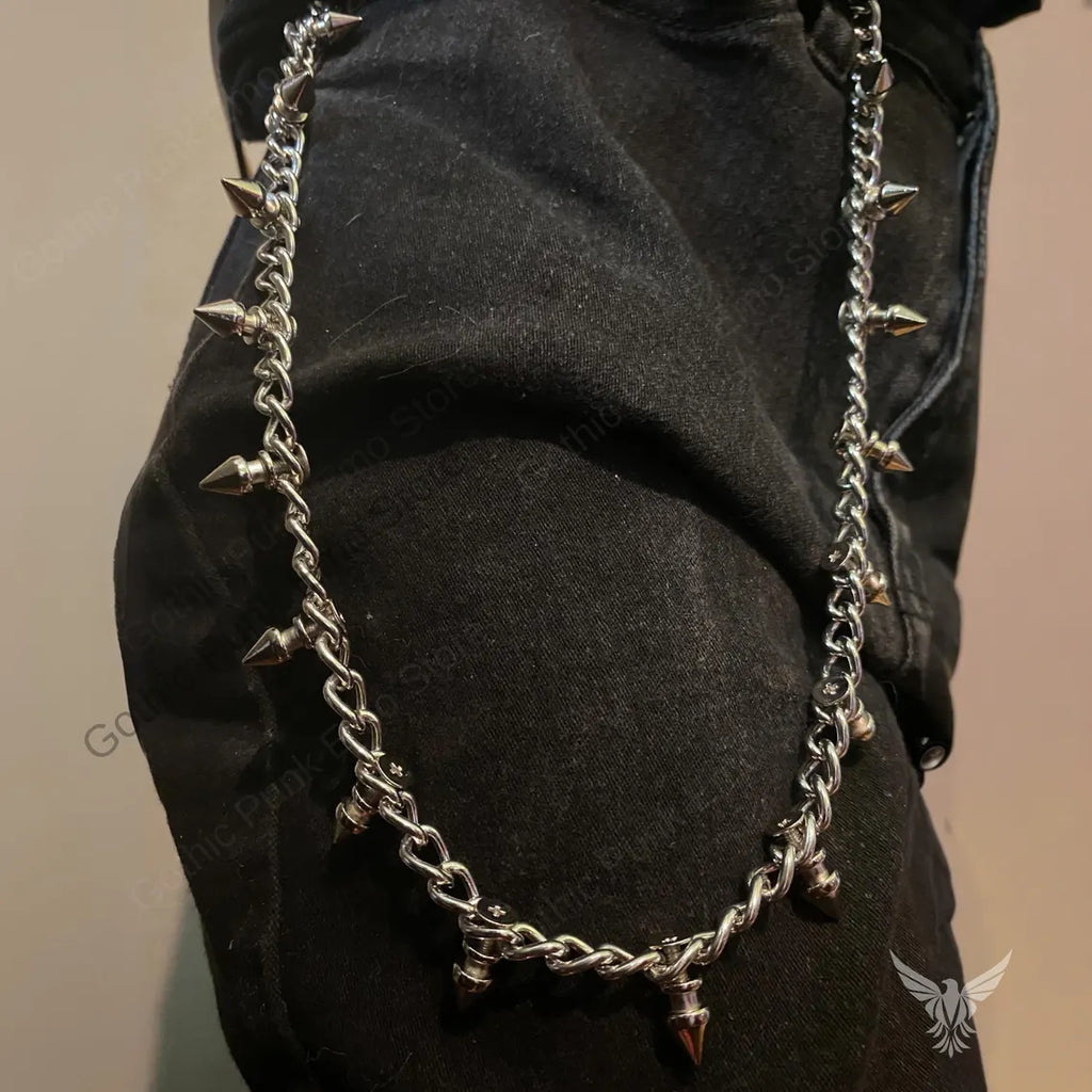 Spiked Gothic Pants Chain