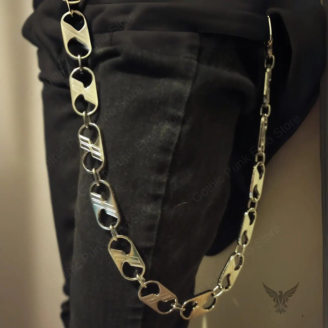 Stainless Steel Bottle Cap Wallet Chain