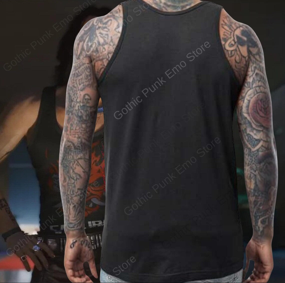 Johnny Silverhand Tank Top: Cyberpunk 2077