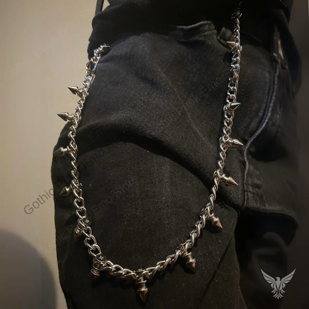 Spiked Gothic Pants Chain