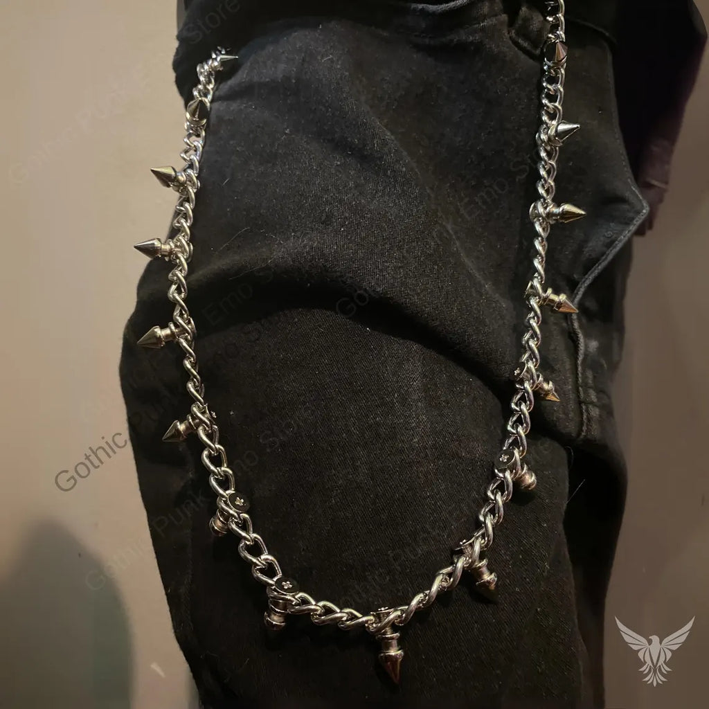 Spiked Gothic Pants Chain