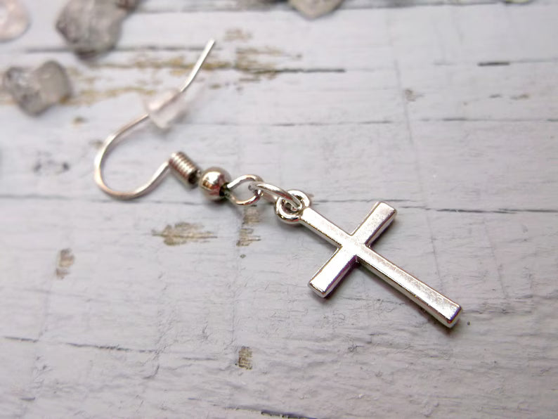 Cross Minimal Earrings