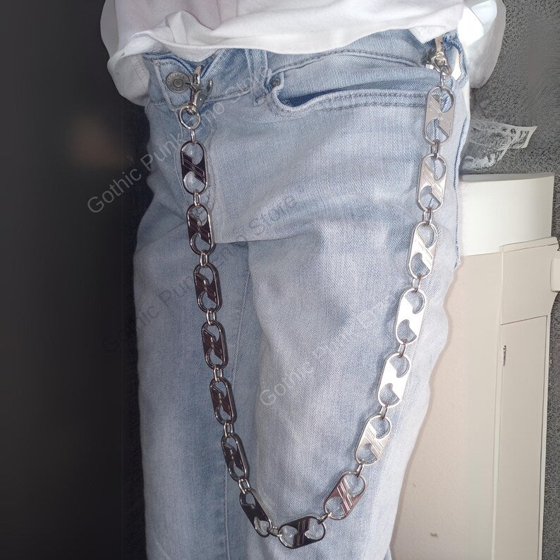 Stainless Steel Bottle Cap Wallet Chain