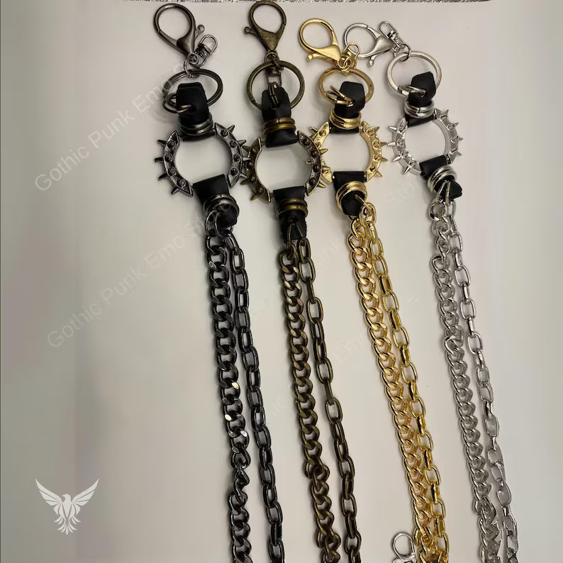 Bronze Vintage Wallet Chain