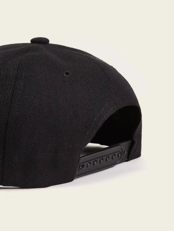 Black y2k Baseball Chain Hat Cap