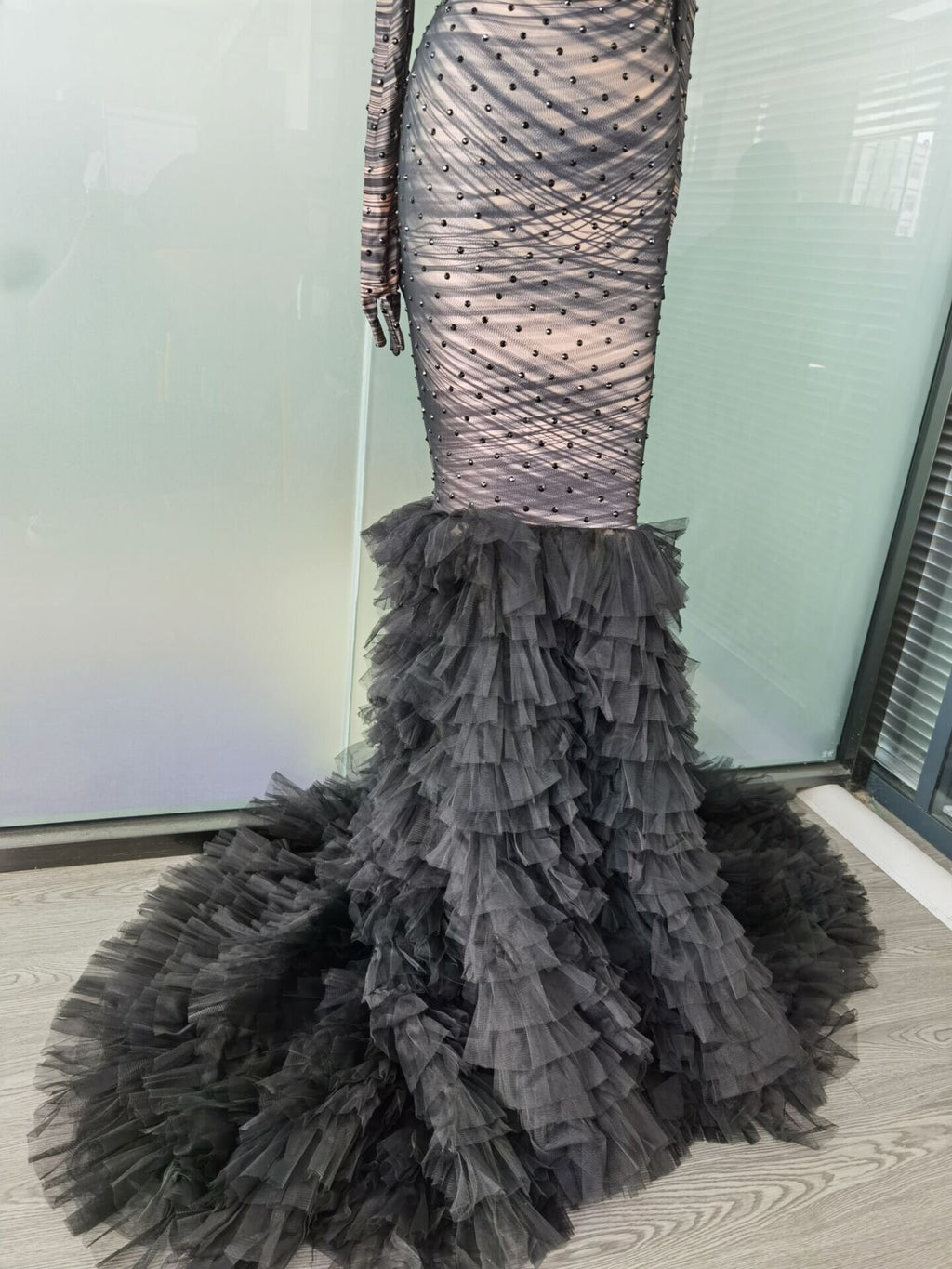 Black TikTok Glove Dress
