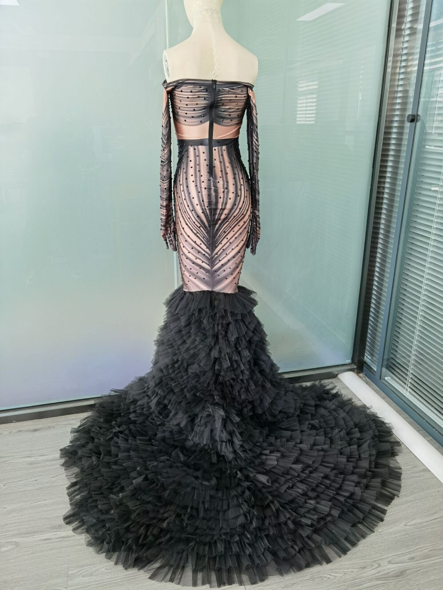 Black TikTok Glove Dress