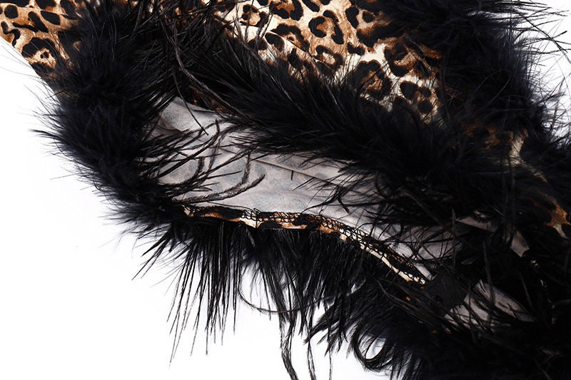 Leopard Monokini With Gloves