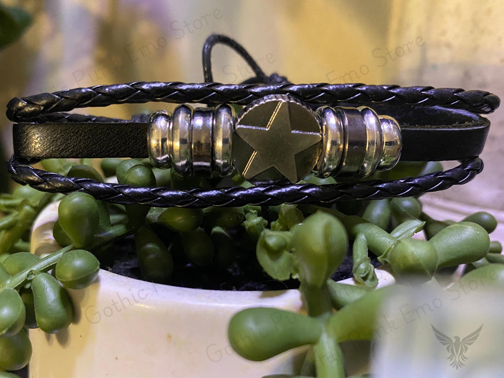 Gothic Punk Bracelet Set