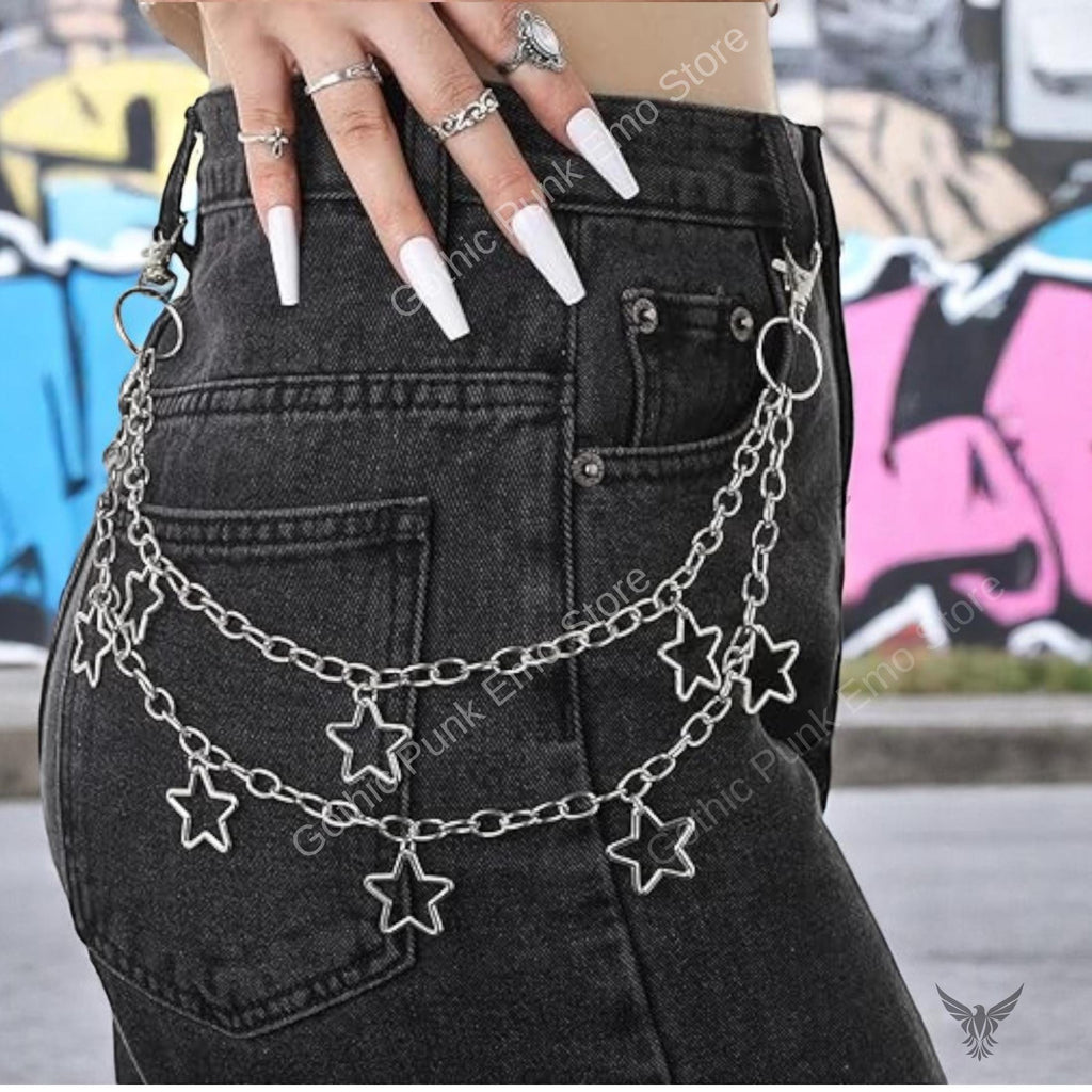 Star Astrology Wallet Chain