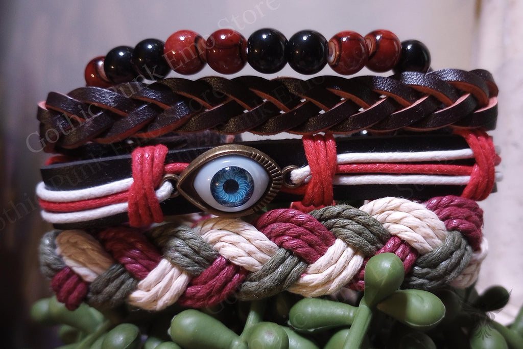 Red Eye Boho Bracelet