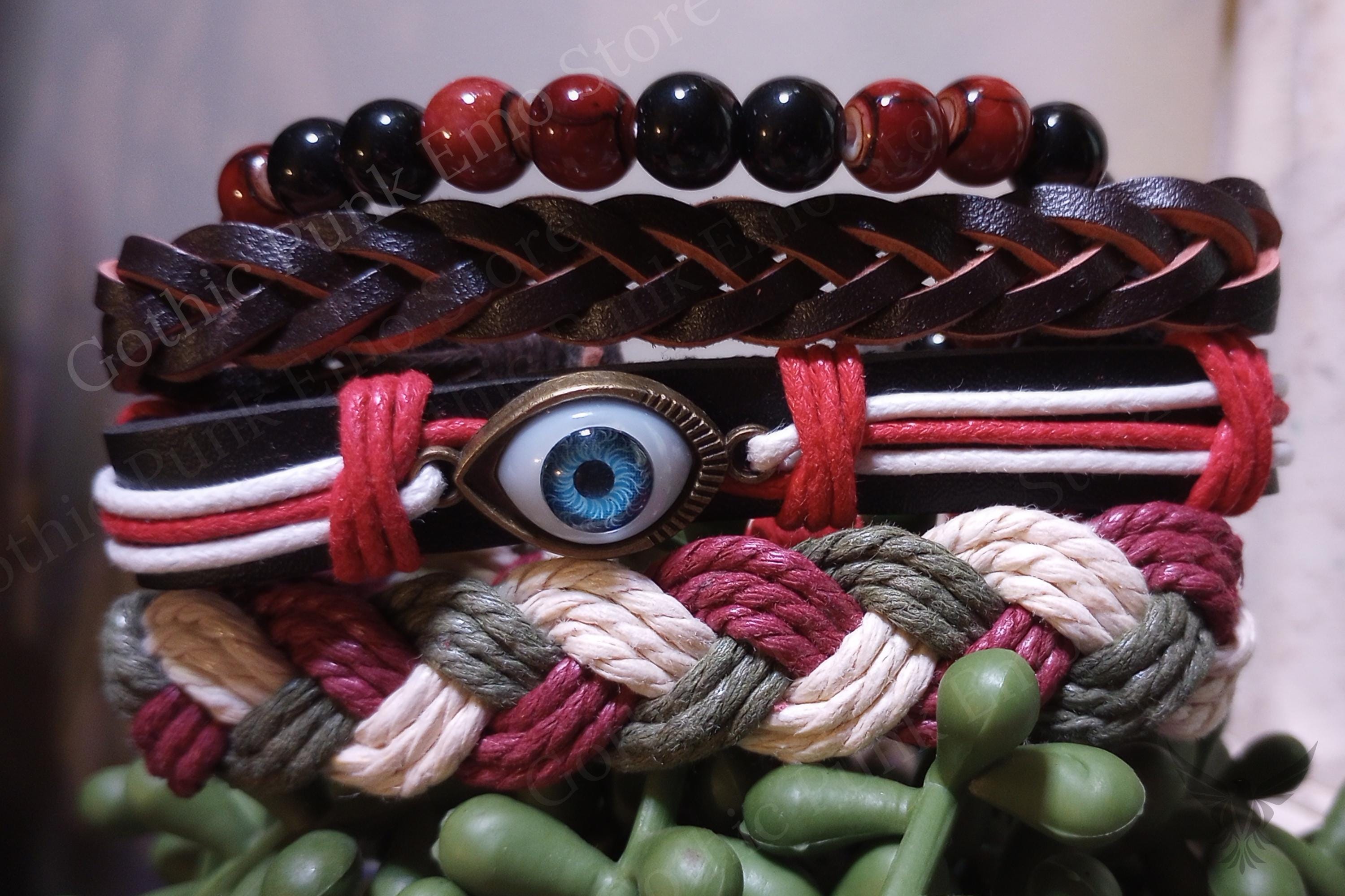 Red Eye Boho Bracelet