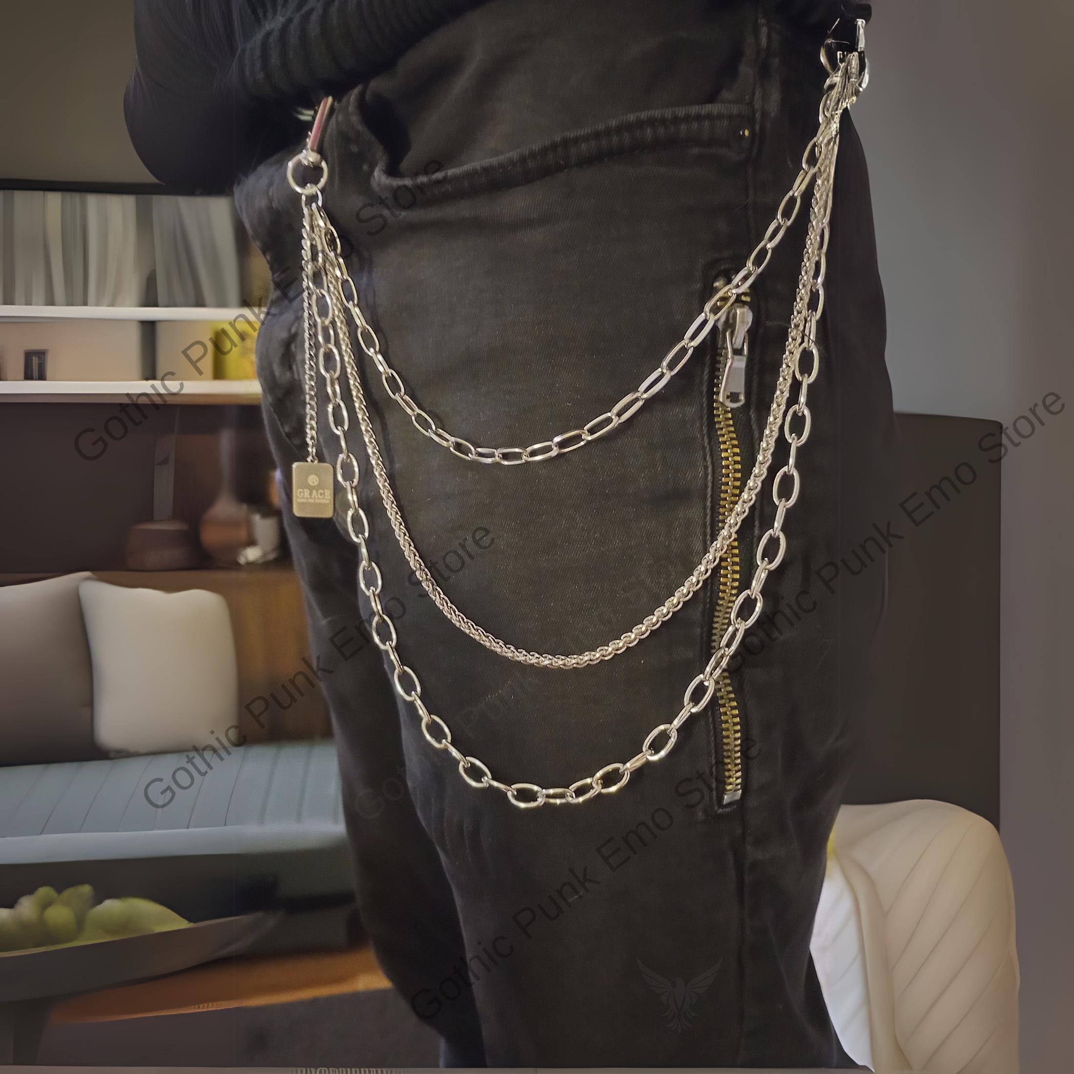 3-Layered Grace Charm Pants Chain