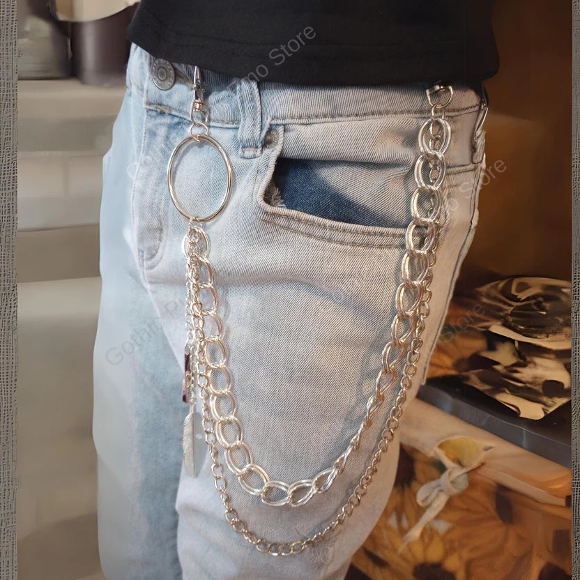 Leaf O Ring Boho Pants Chain