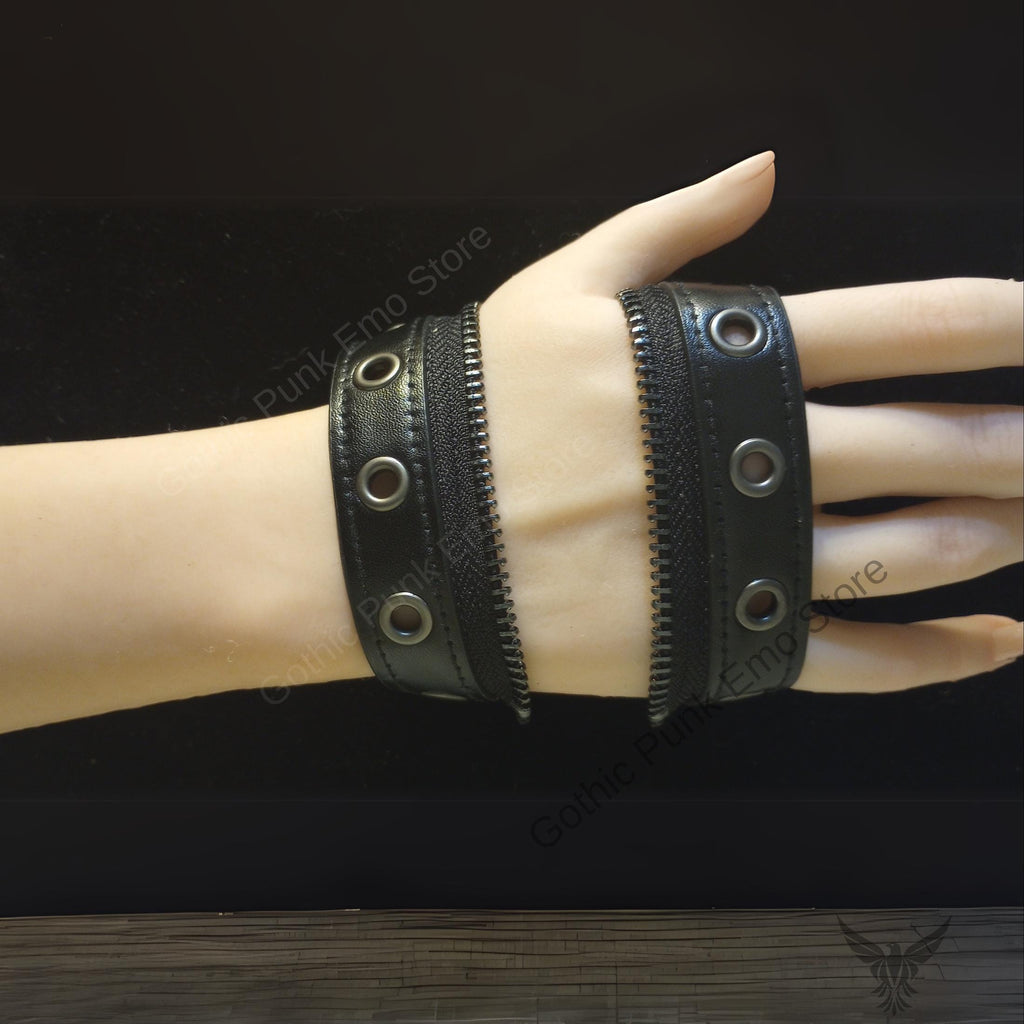 Zipper Punk Bracelet