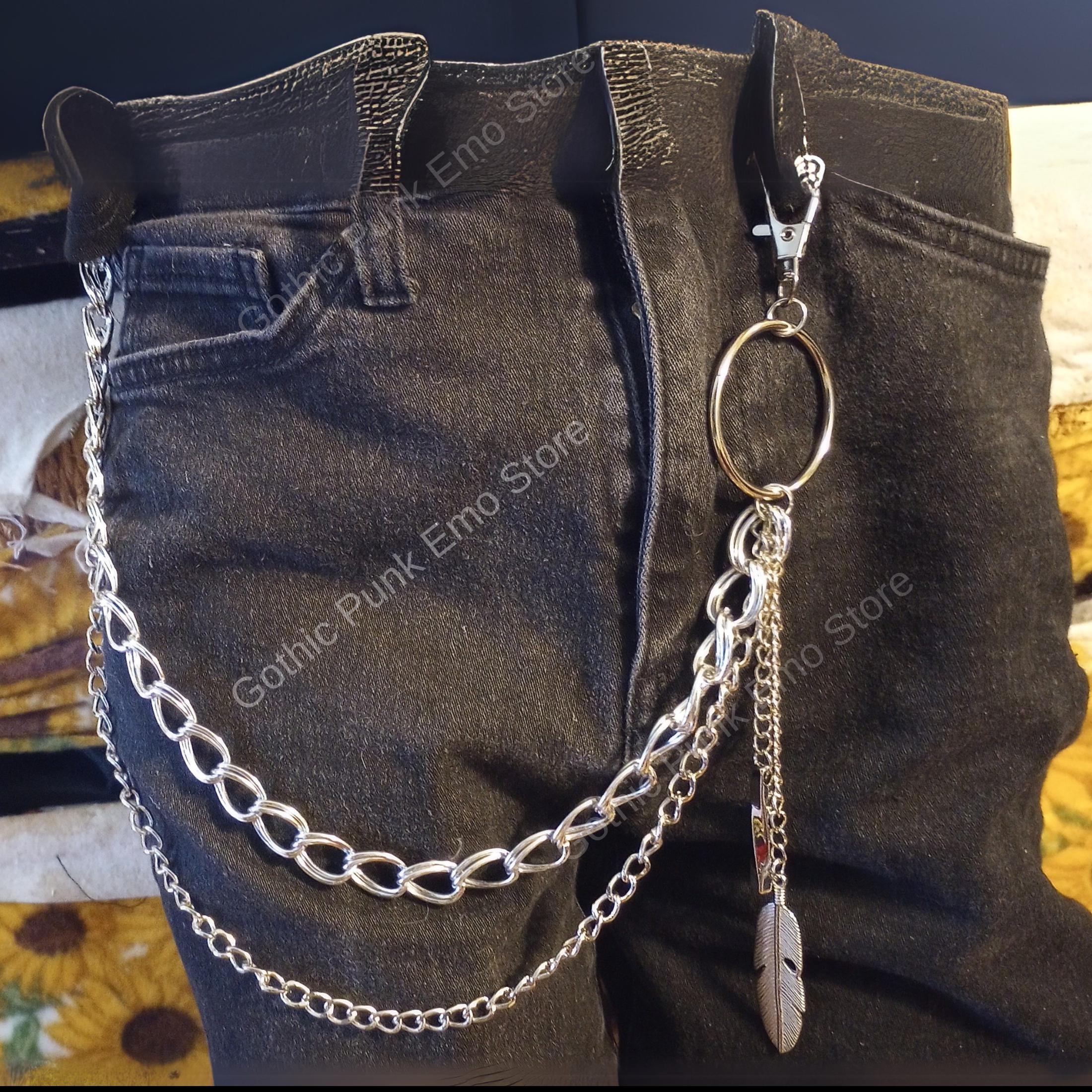 Leaf O Ring Boho Pants Chain