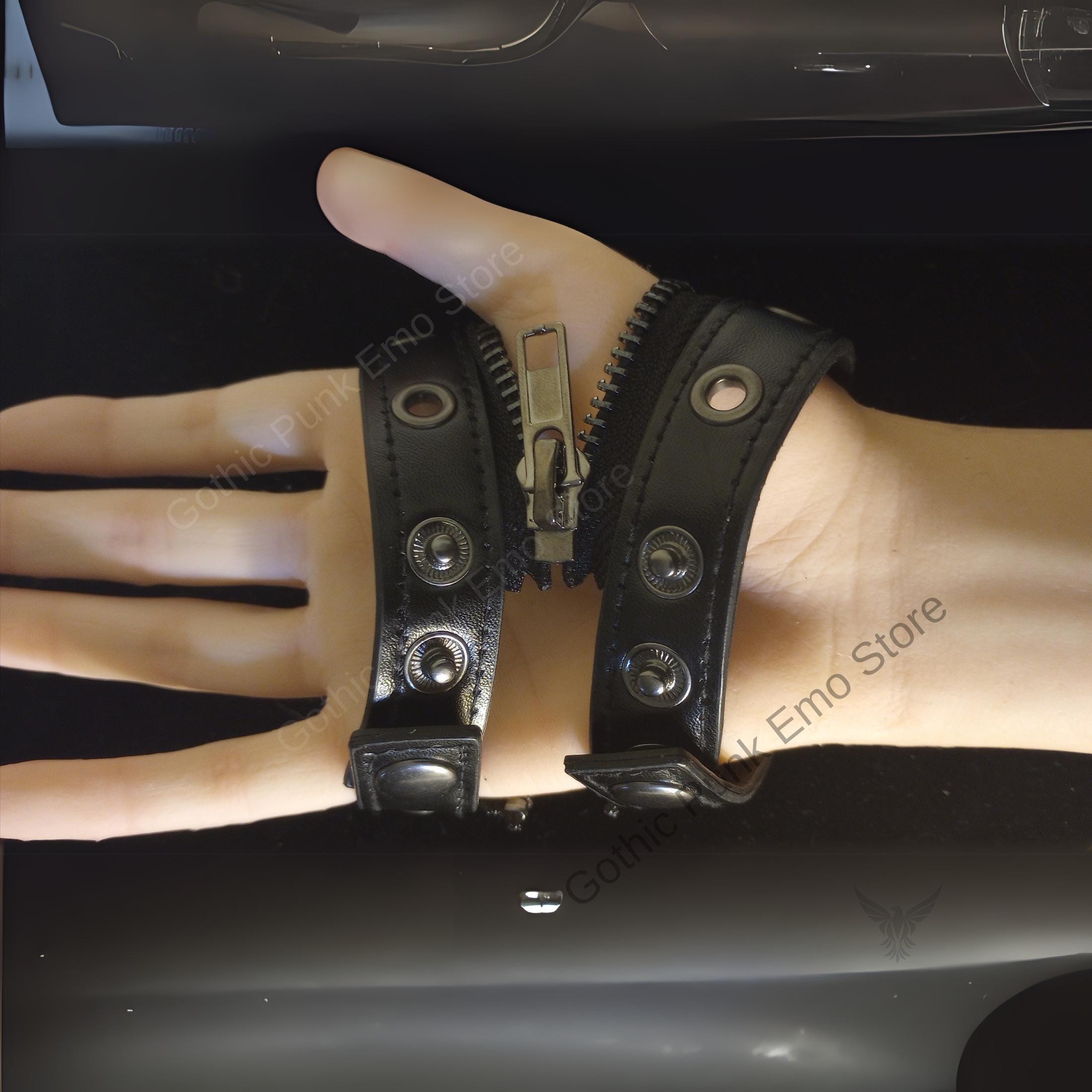 Zipper Punk Bracelet
