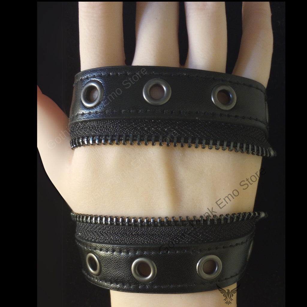 Zipper Punk Bracelet