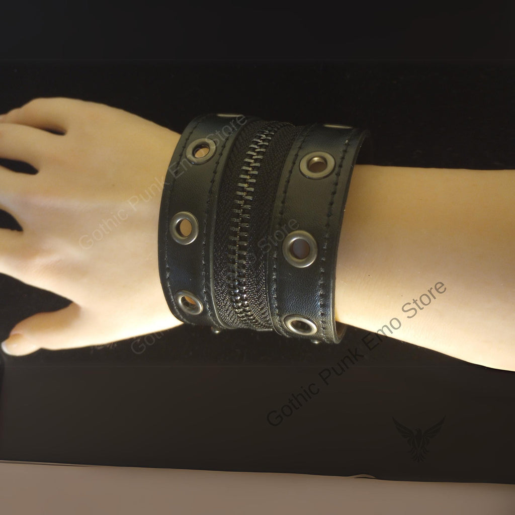 Zipper Punk Bracelet