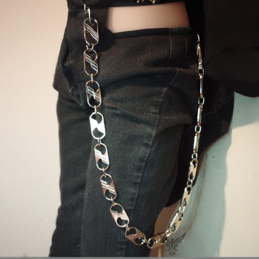 Stainless Steel Bottle Cap Wallet Chain