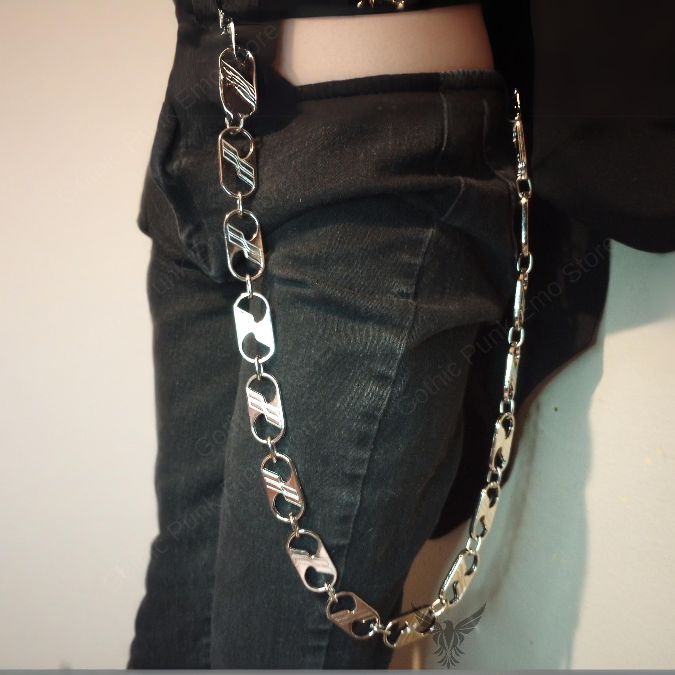 Stainless Steel Bottle Cap Wallet Chain