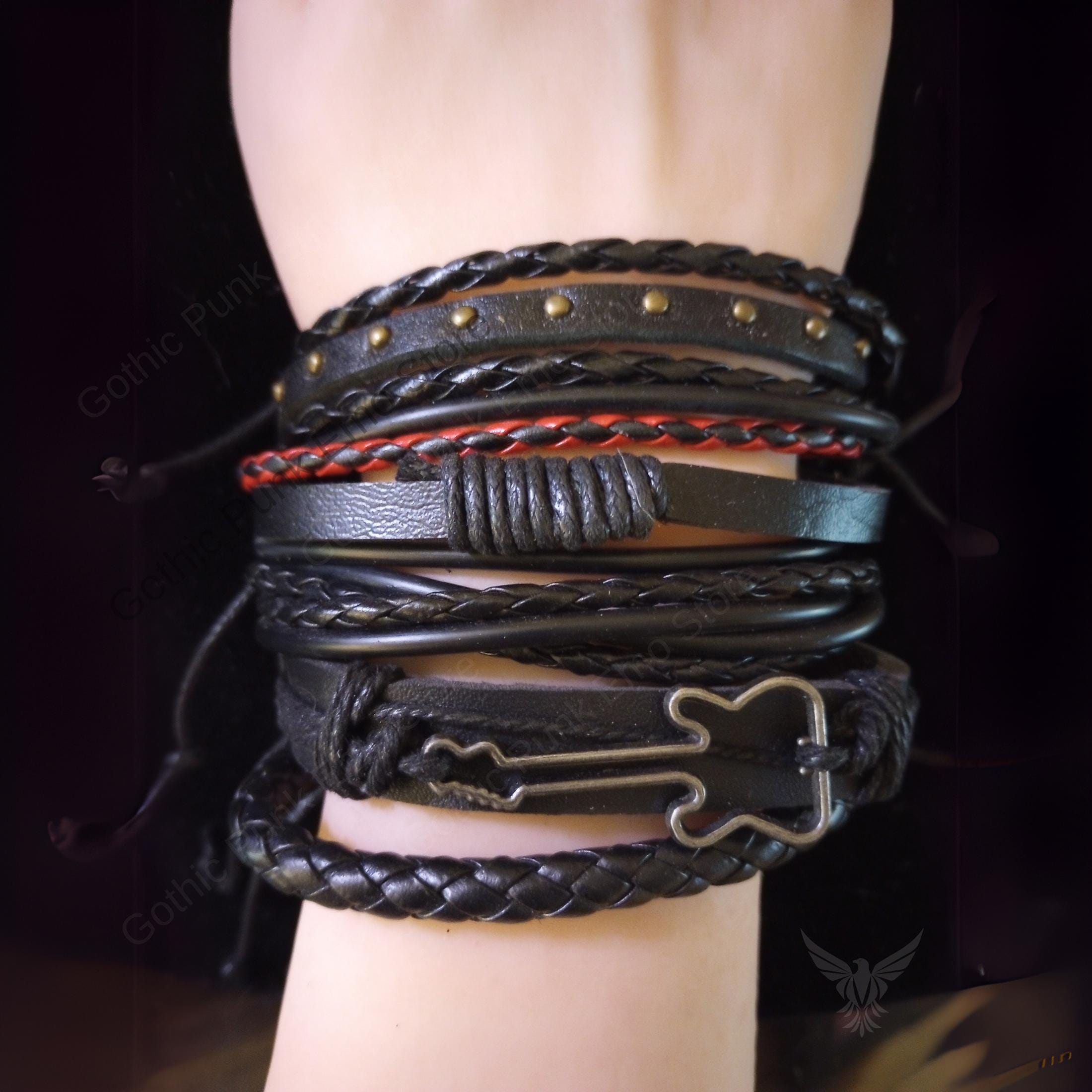 Guitar 4Pc Bracelet Set