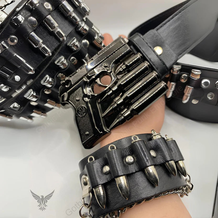 Gun Bullet Rock Belt