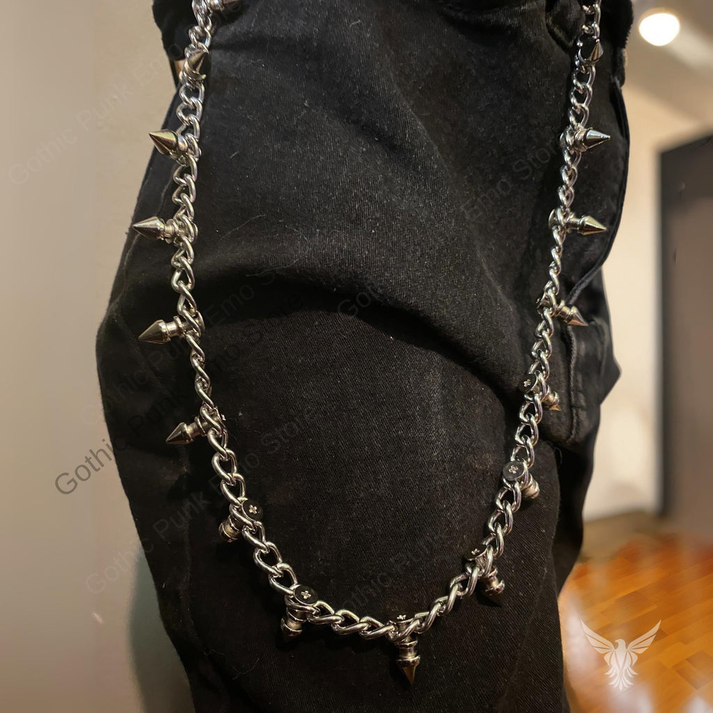 Spiked Gothic Pants Chain