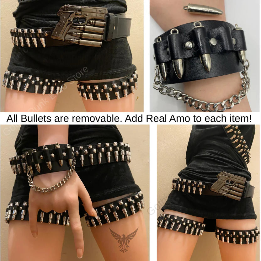 Gun Bullet Rock Belt