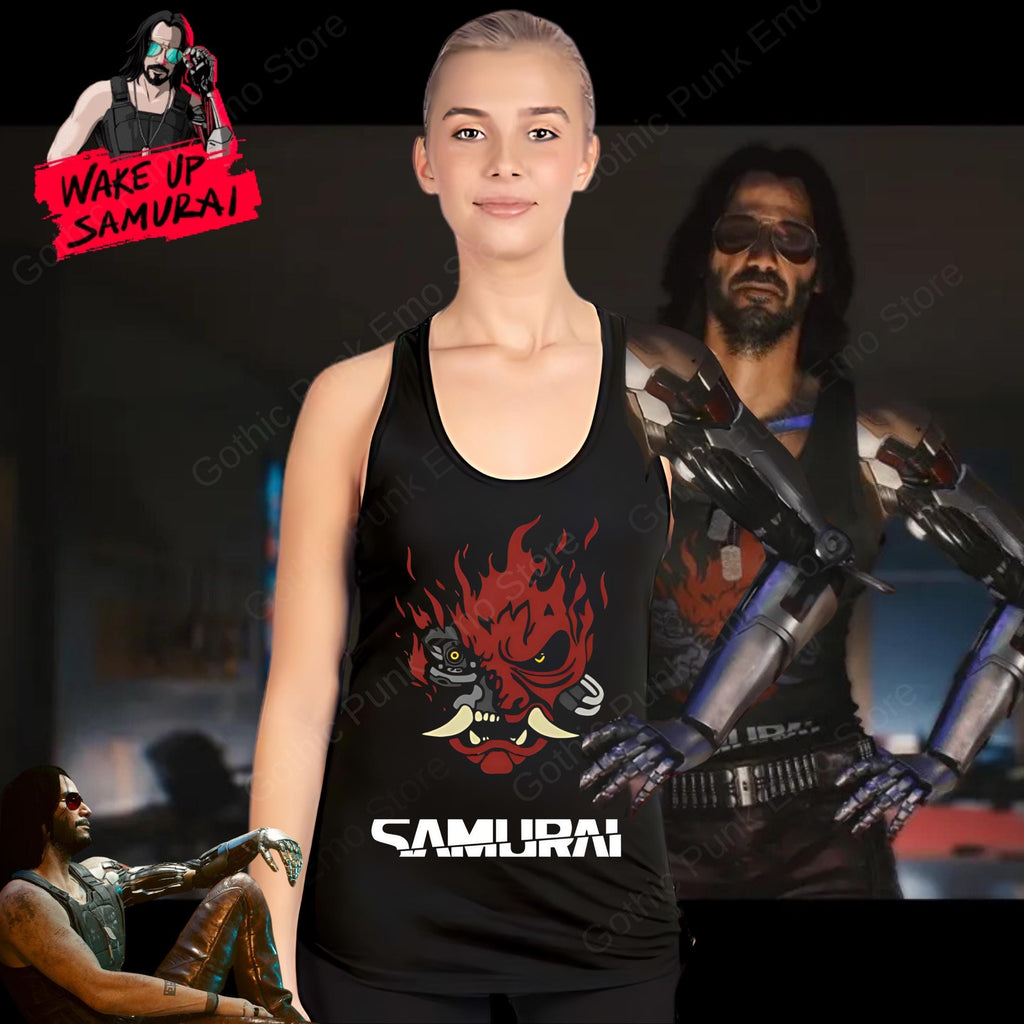 Johnny Silverhand Cosplay Tank Top