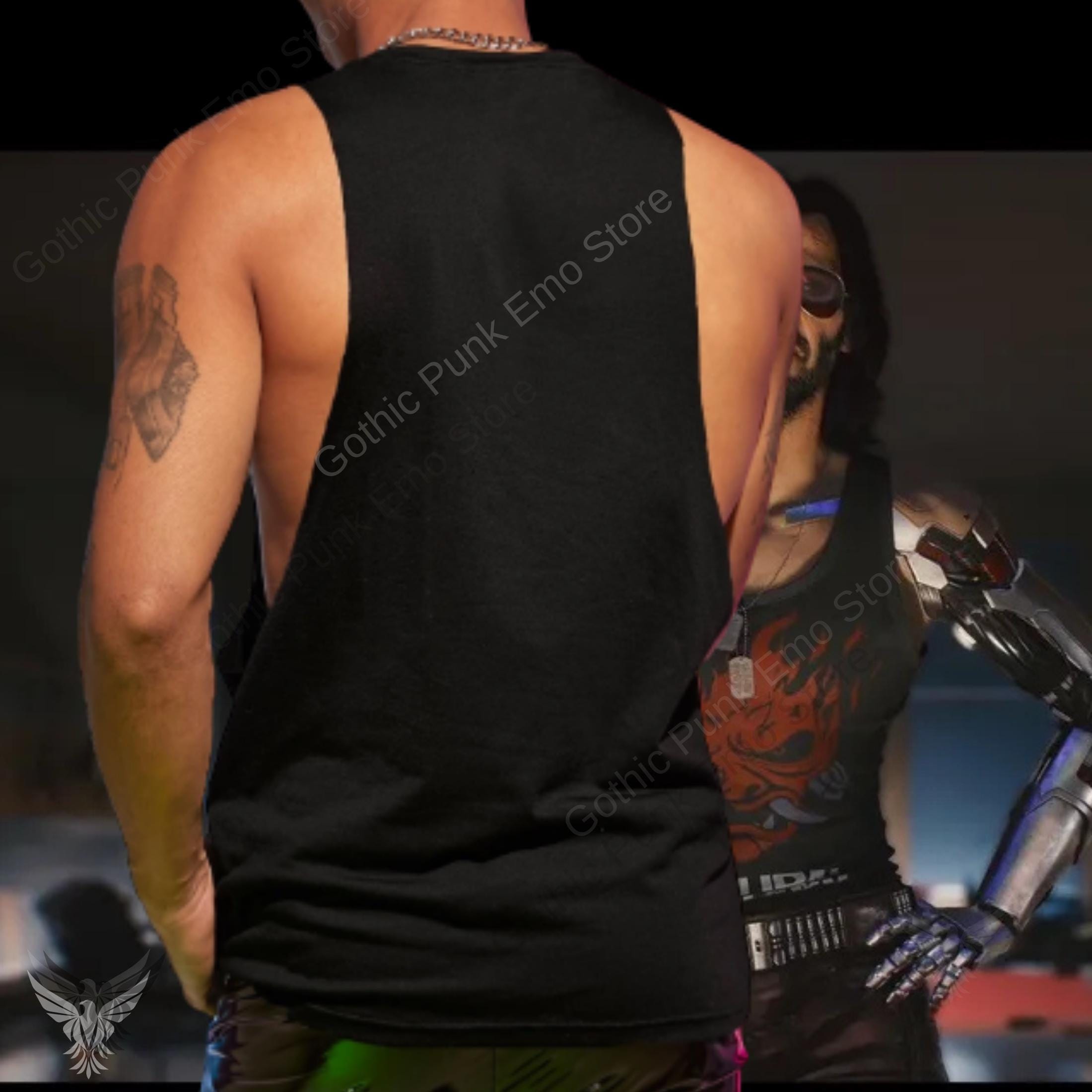 Johnny Silverhand Cyberpunk 2077 Tank Top