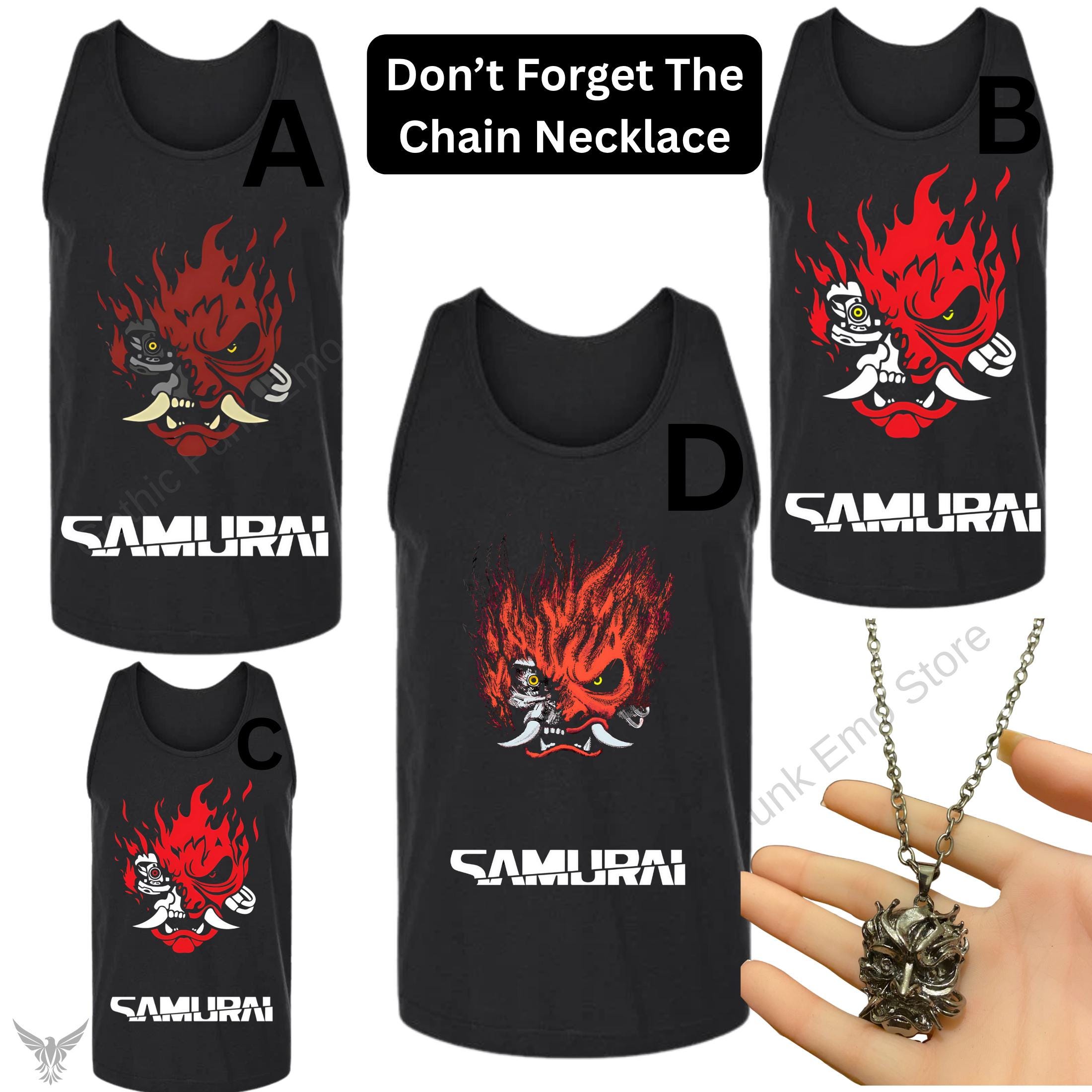 Johnny Silverhand Cosplay Tank Top