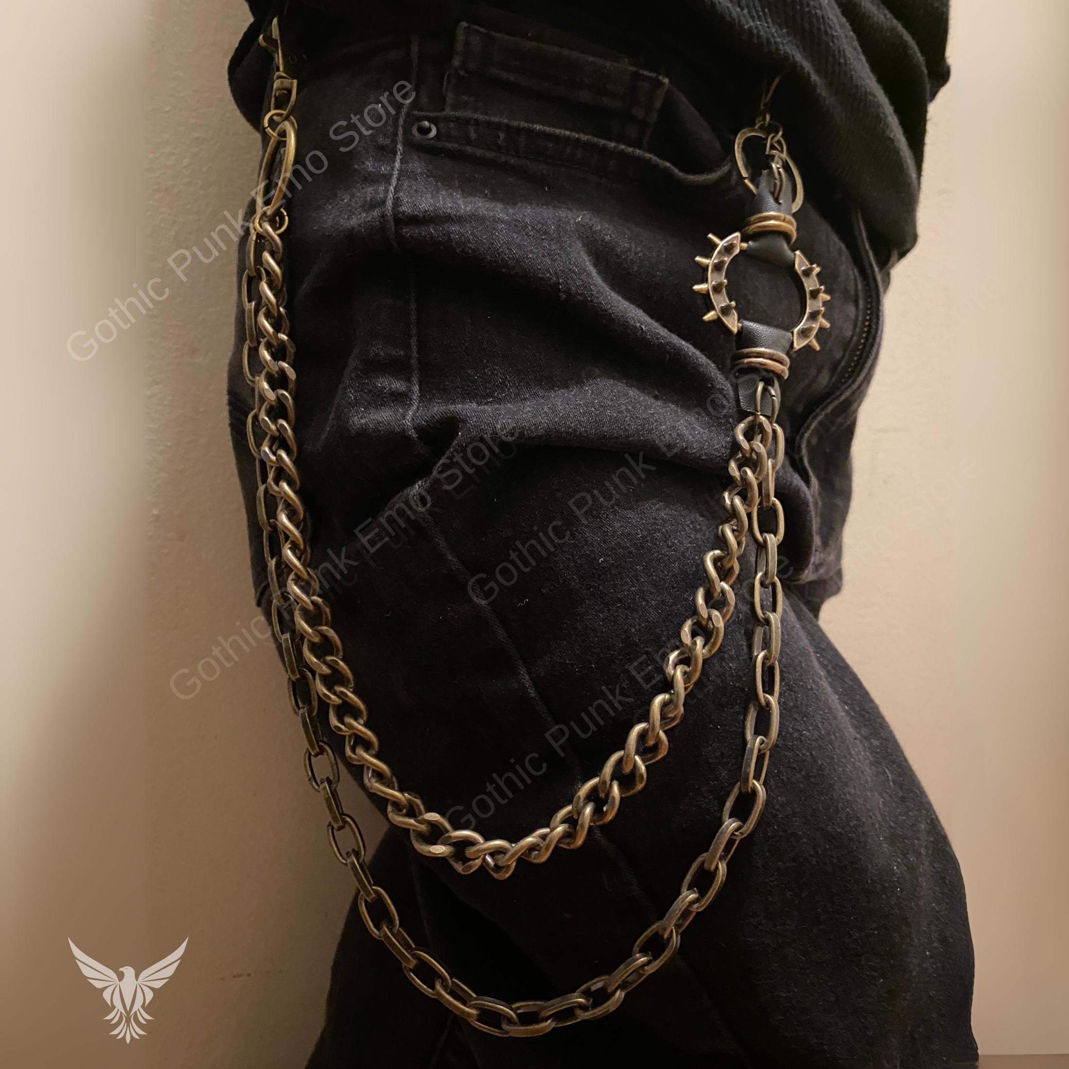 Bronze Vintage Wallet Chain