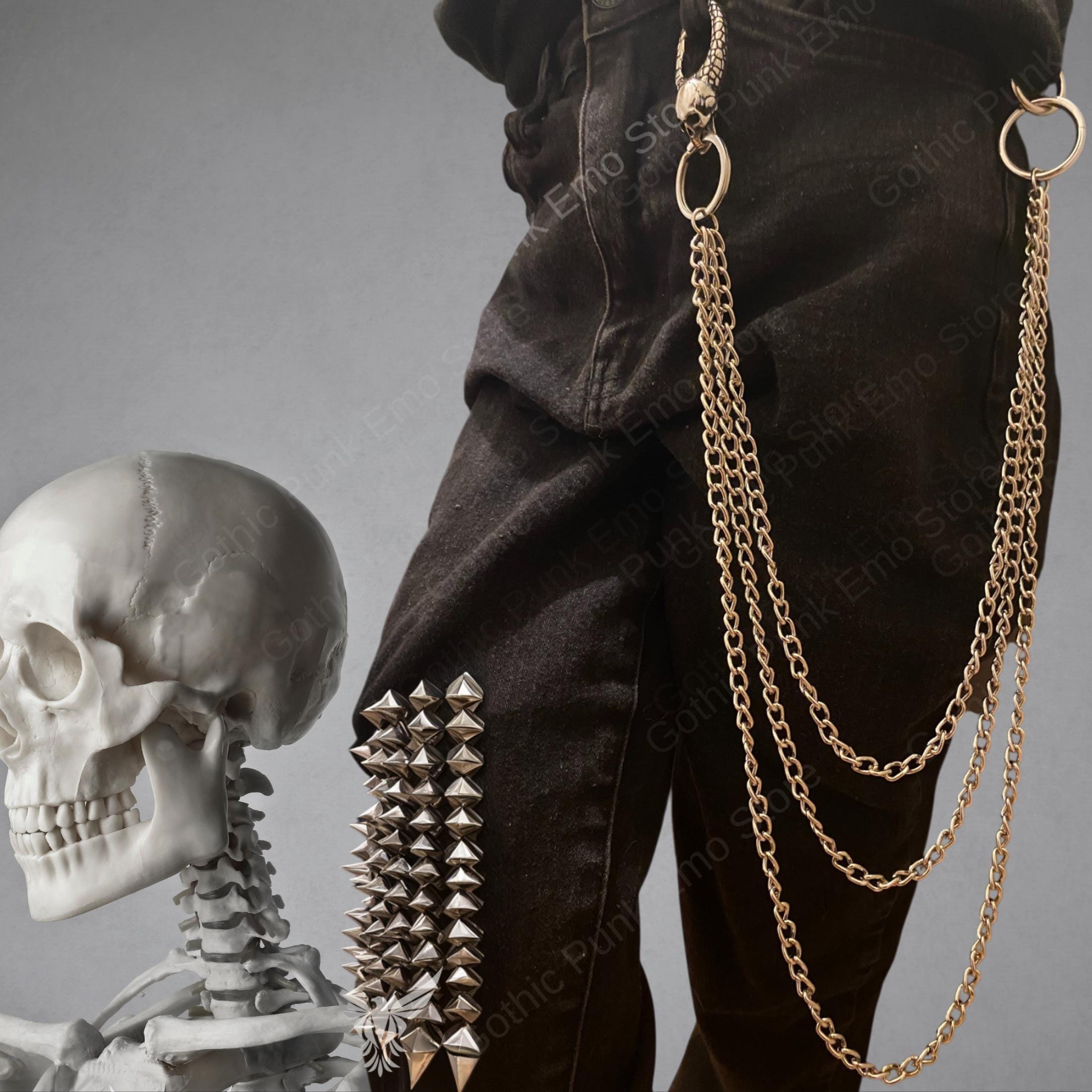 Skull Clasp Pants Chain
