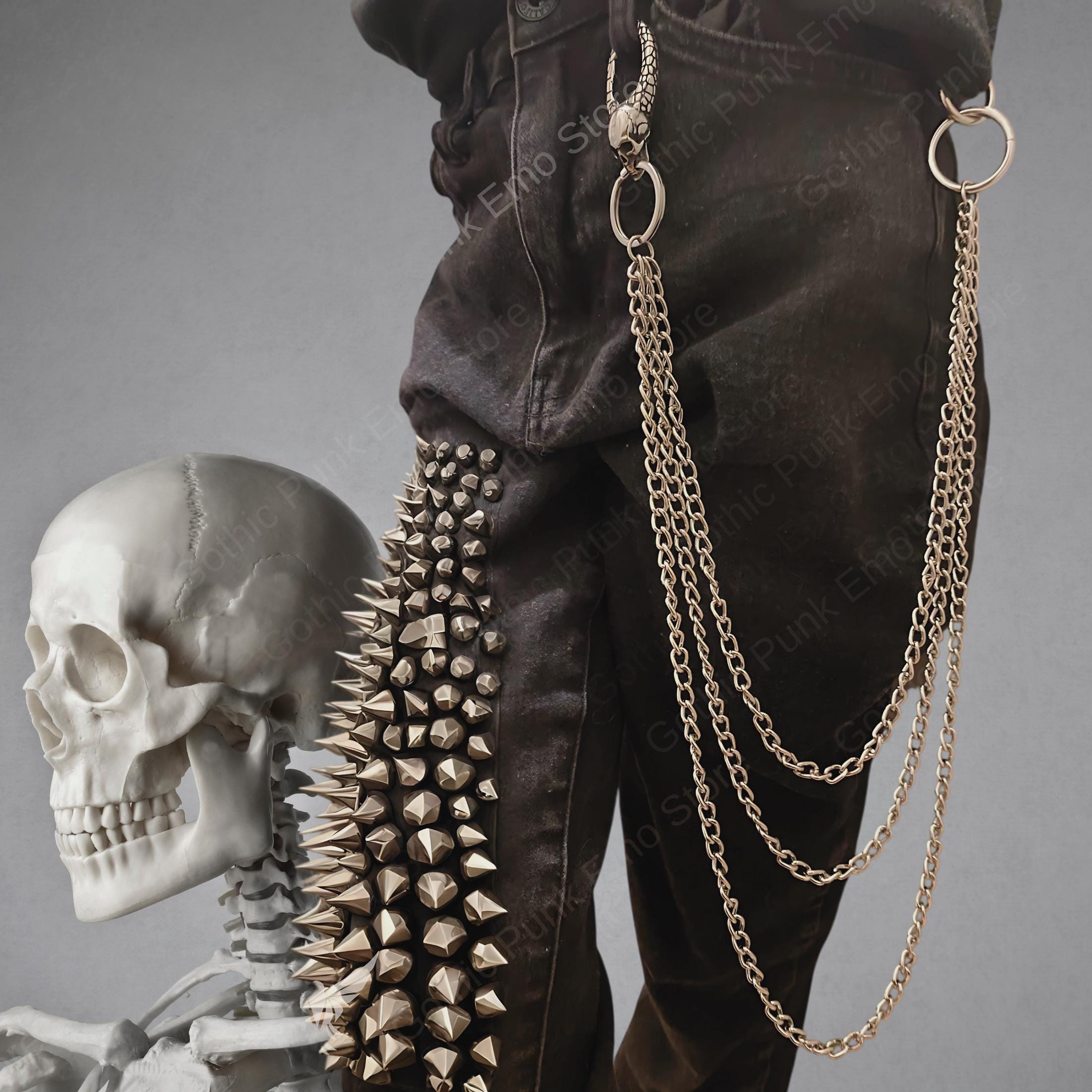 Skull Clasp Pants Chain