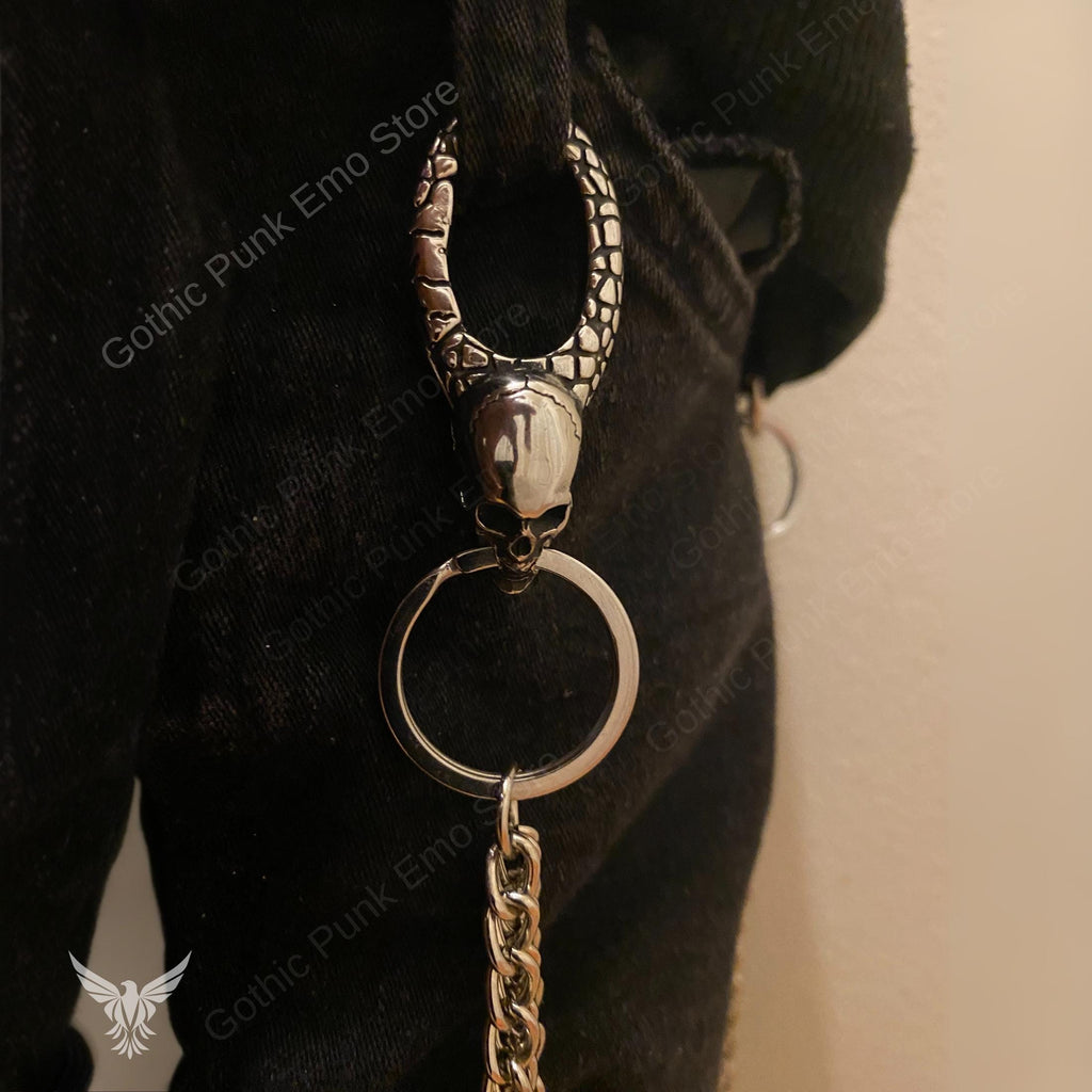 Skull Clasp Pants Chain