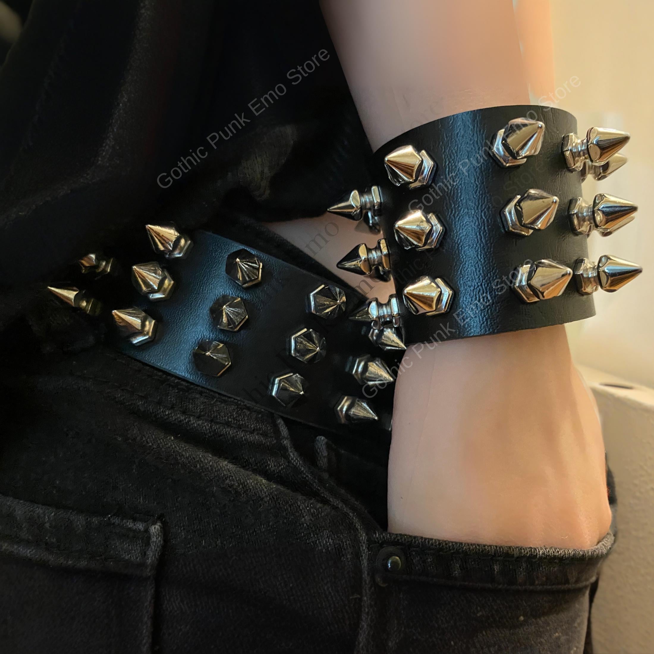 Gothic Punk Spiked Belt