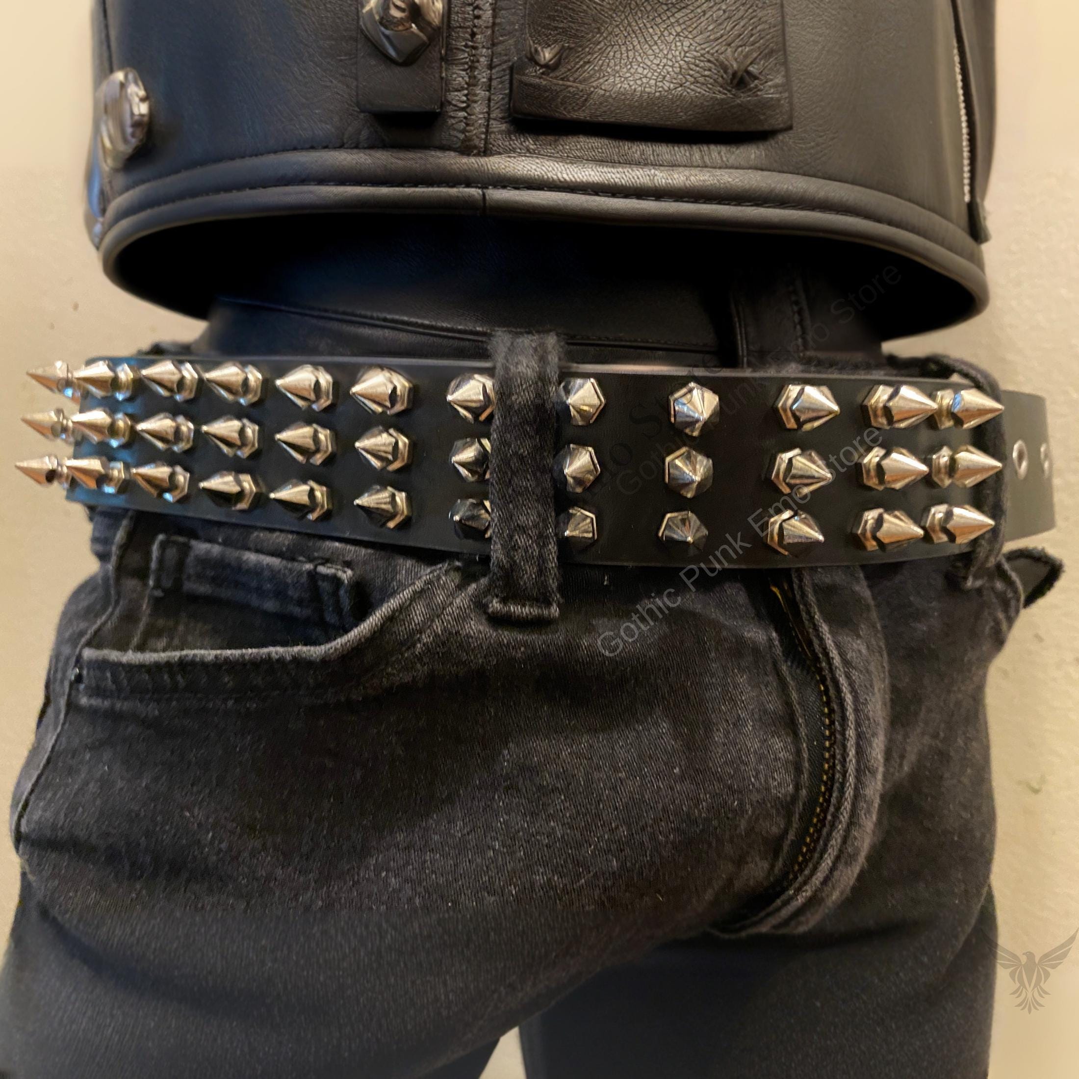 Gothic Punk Spiked Belt