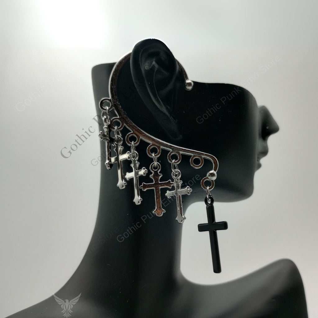 1PC Cross Ear Cuff