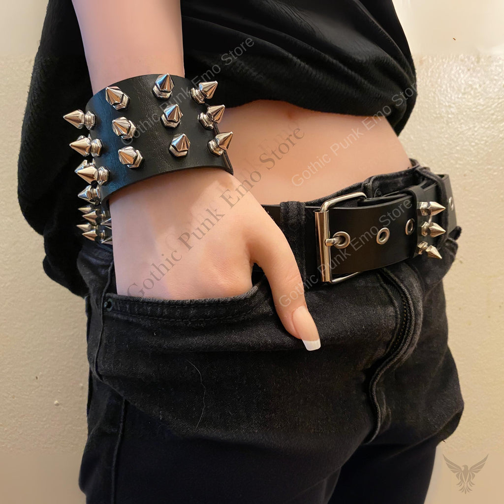 Gothic Punk Spiked Belt
