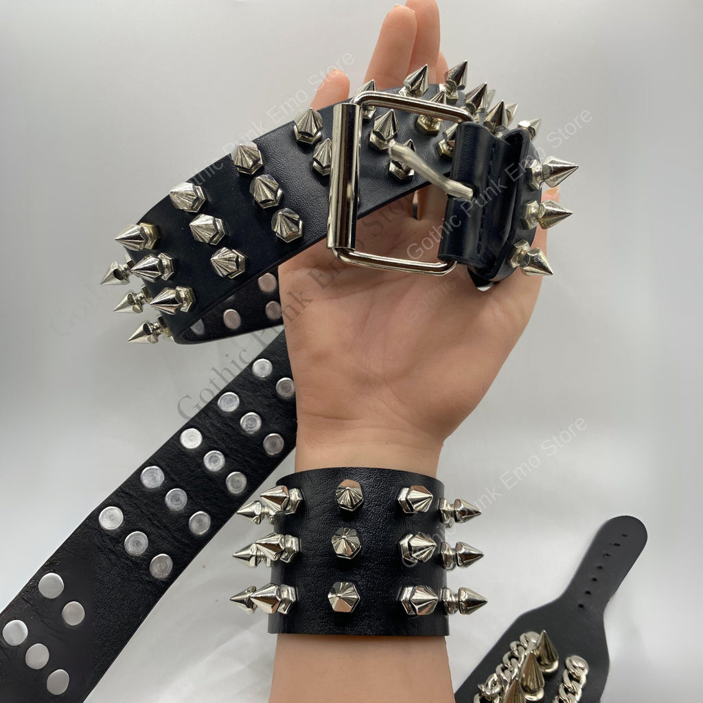 Gothic Punk Spiked Belt