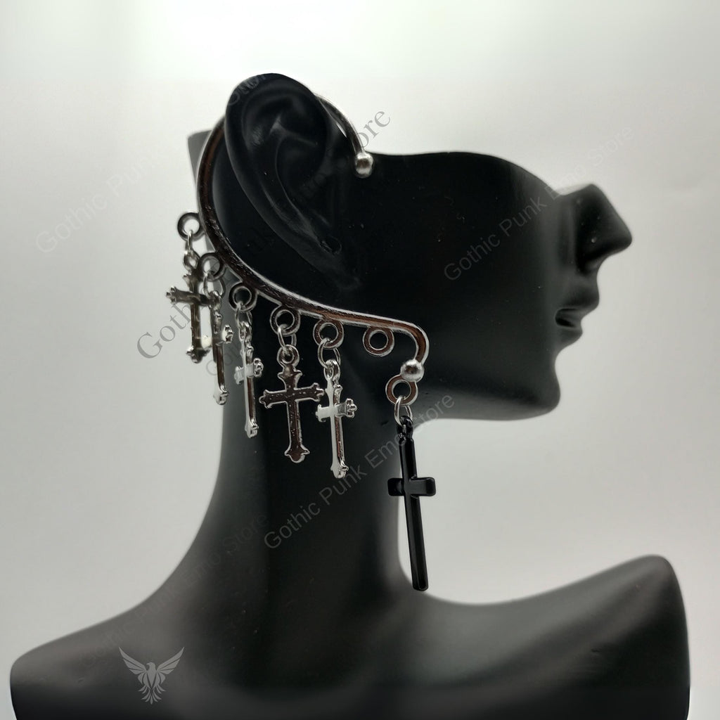 1PC Cross Ear Cuff