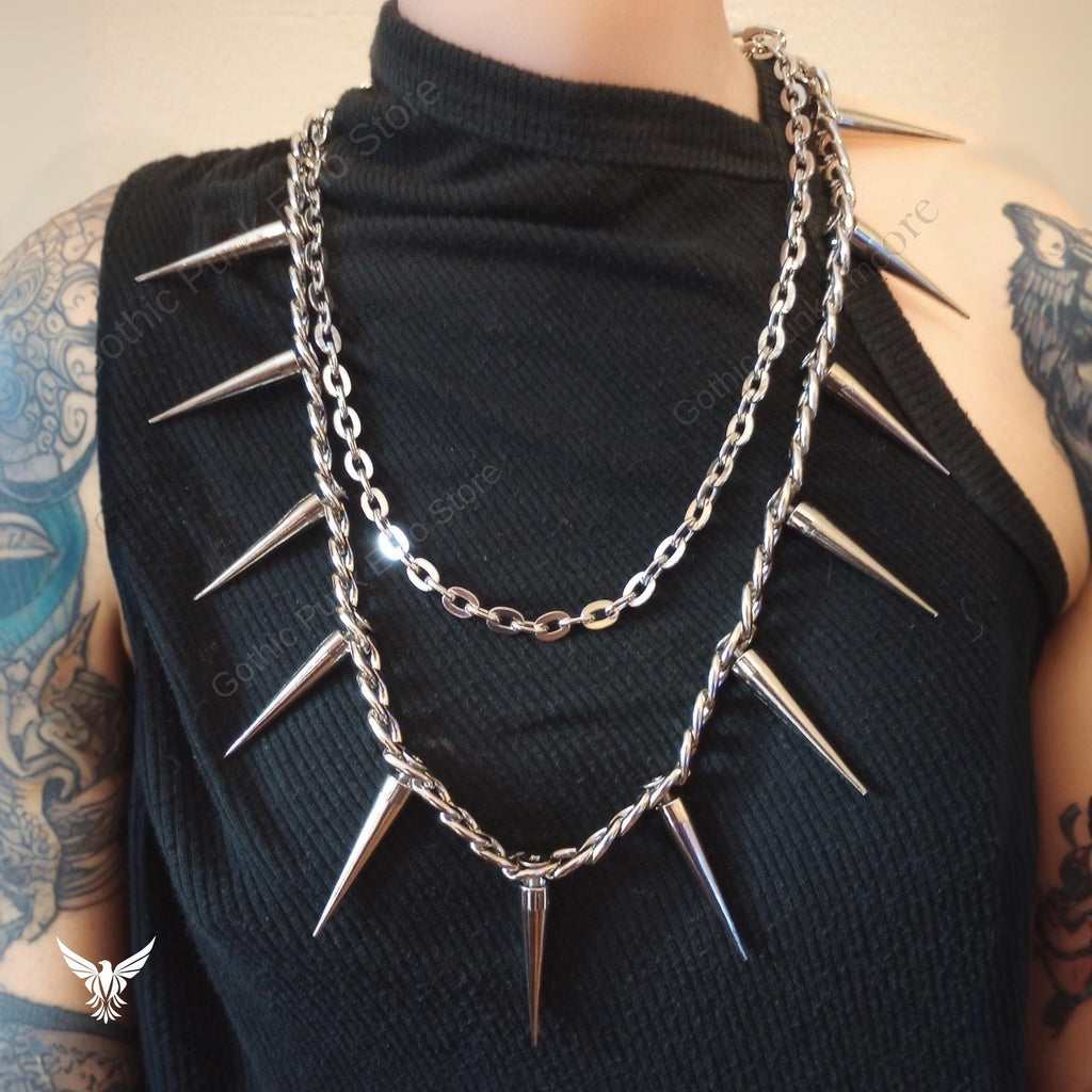 Spiked Punk Necklace