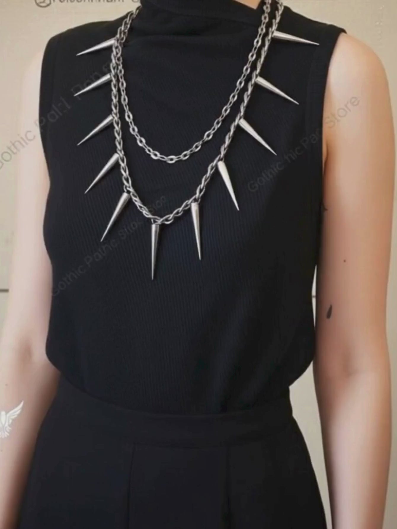 Spiked Punk Necklace