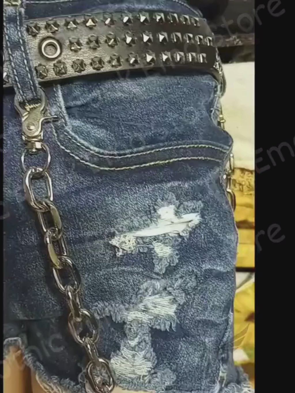Rivet Studded Belt Western Belt