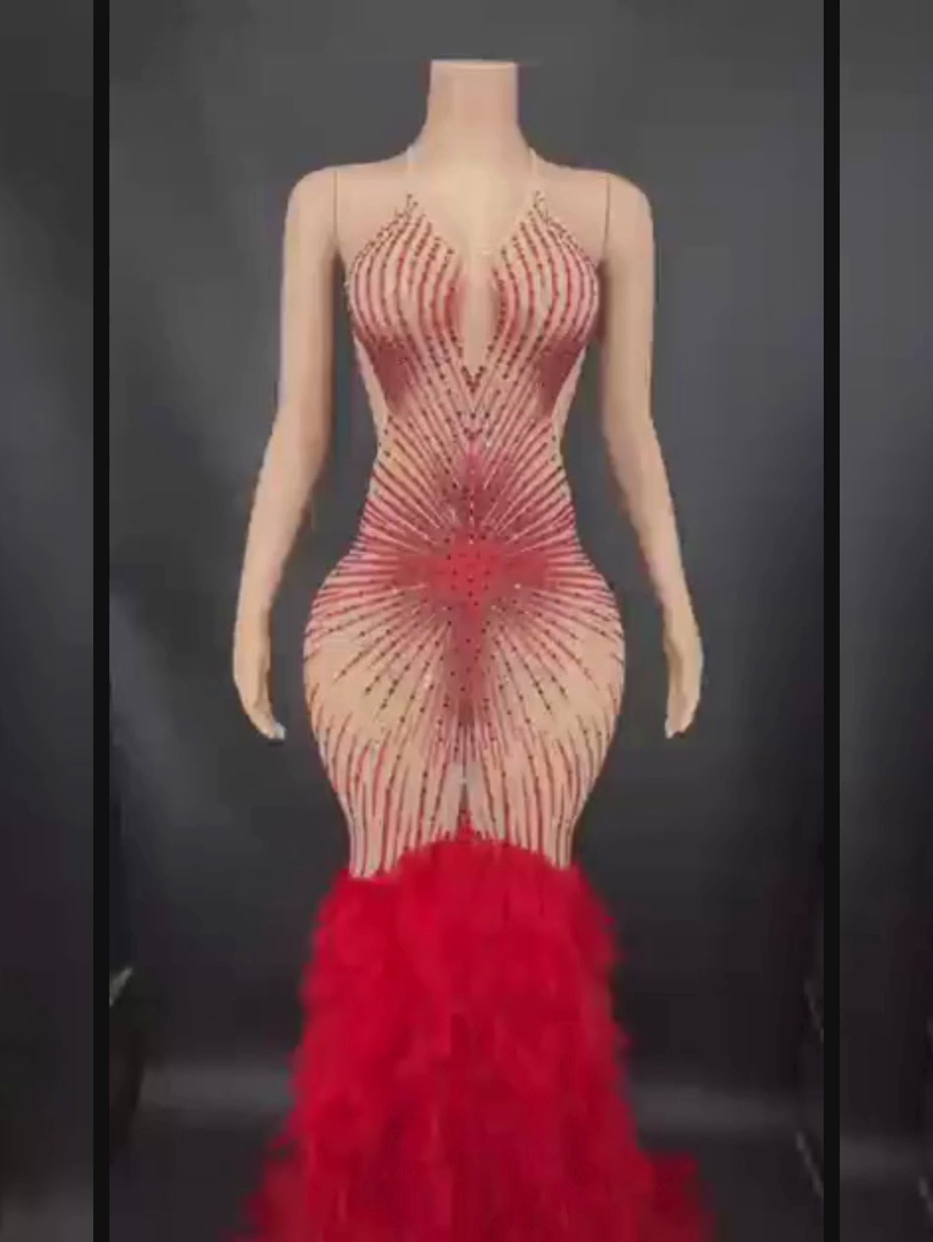 Red Sparkle Dress