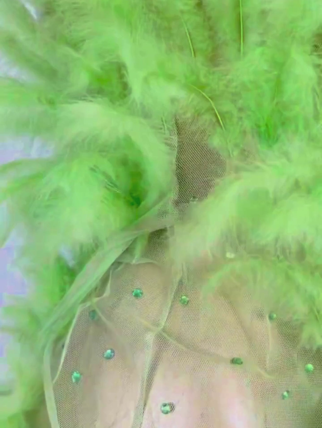 Drag Queen Feather Dress