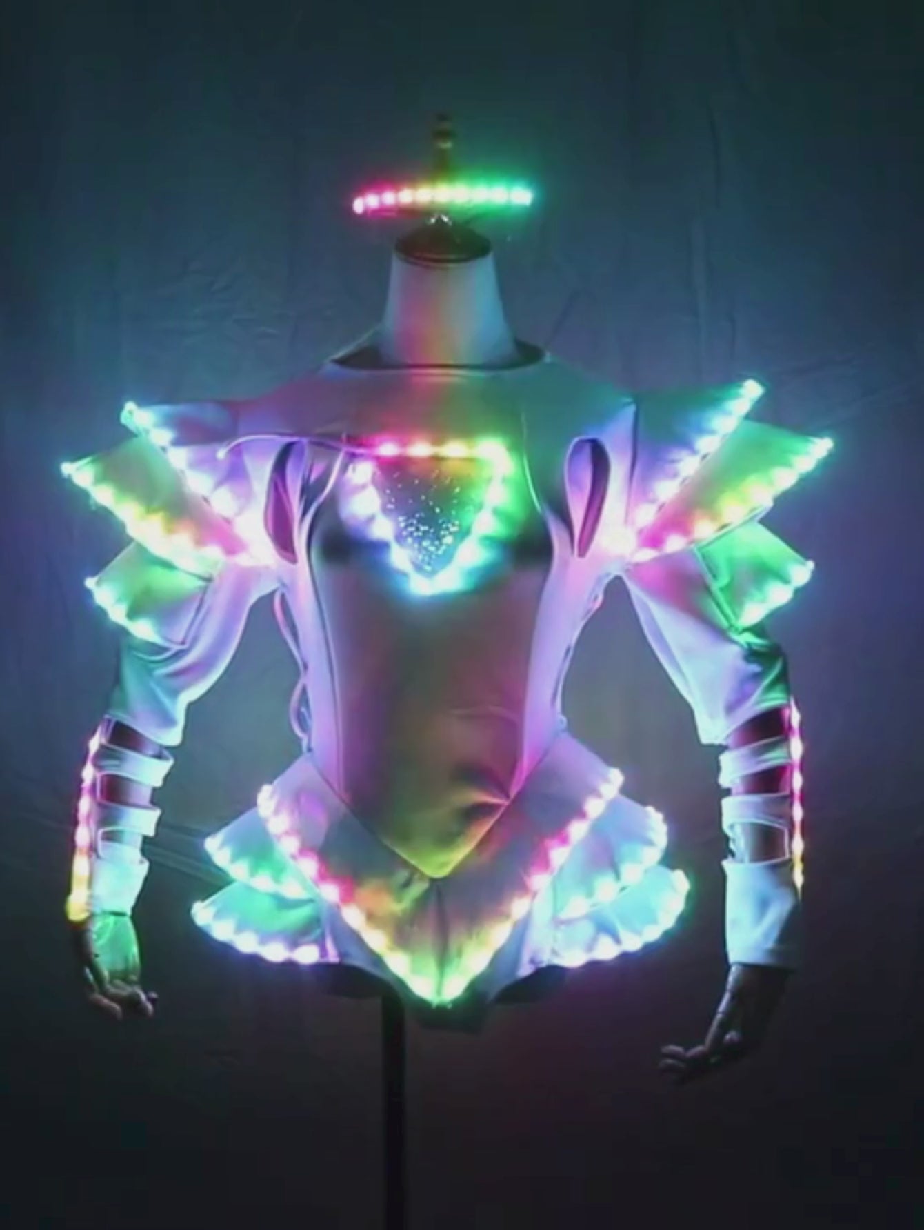 Led Light Party Monokini
